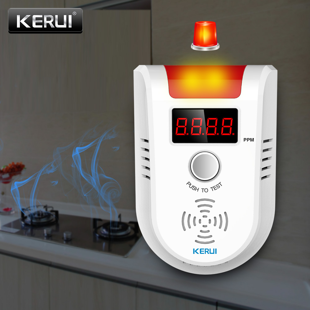 Smart Home Security System - KERUI GD13 LPG 가스 감지기 알람