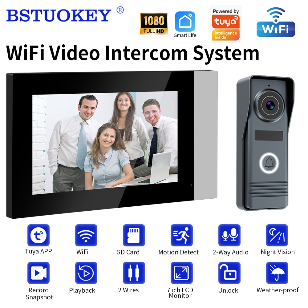 Smart Home Video Doorbell Enhanced Security With Smart Doorbell - 2선식 스마트 홈 와이파이 1080P 비디오