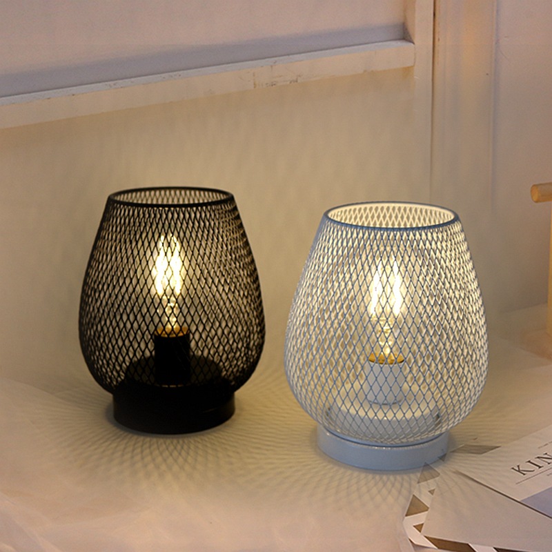 Smart Home Decor - 장식용 LED 테이블 램프, 철 공예,