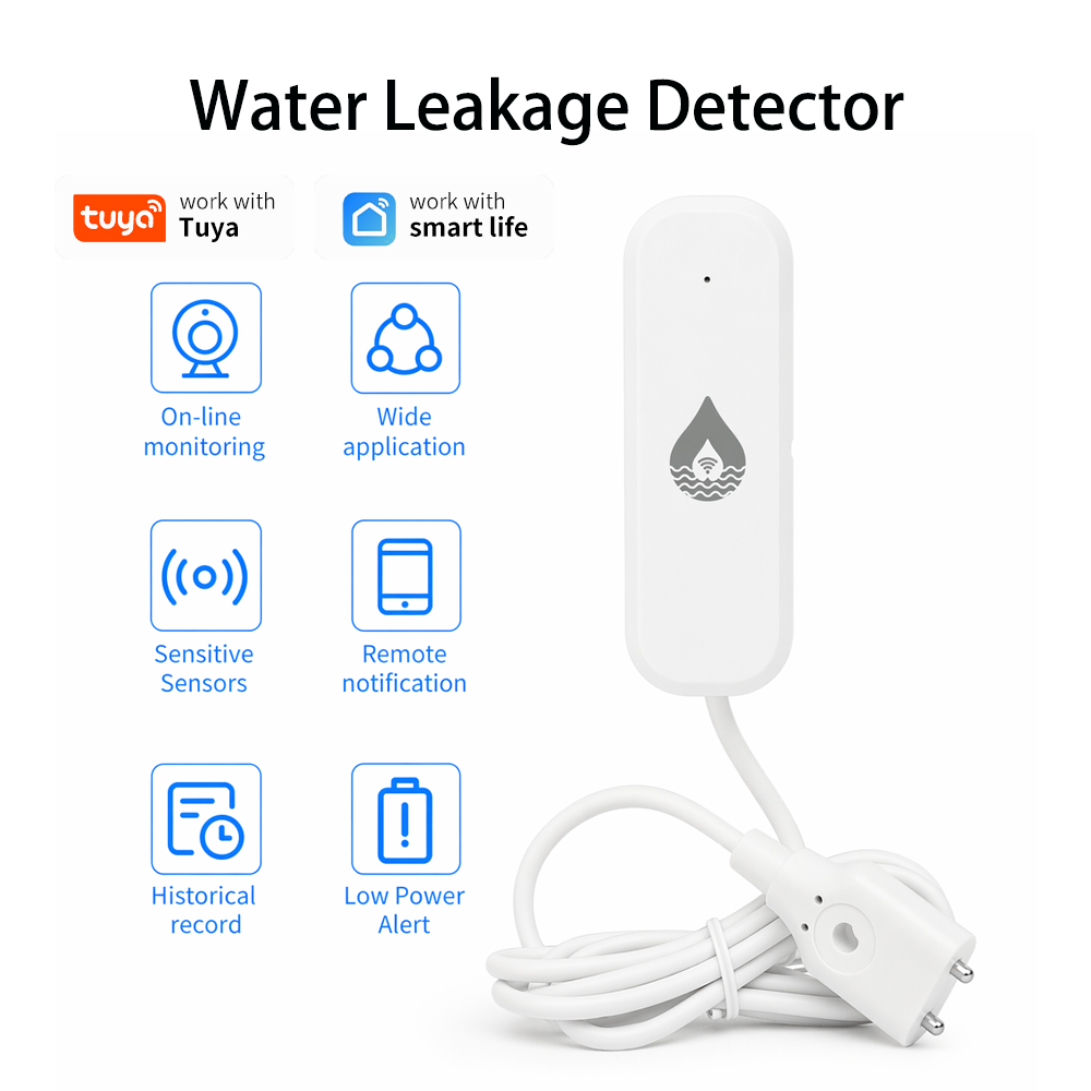 Smart Home Blog - YFK WiFi/Zigbee 누수 경보 센서 Tuya