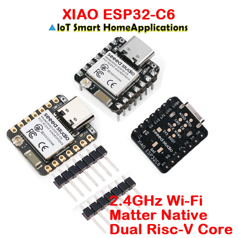 Smart Home Arduino Project - 10Pcs/1pc XIAO ESP32-C6 개발 보드 2.4GHz