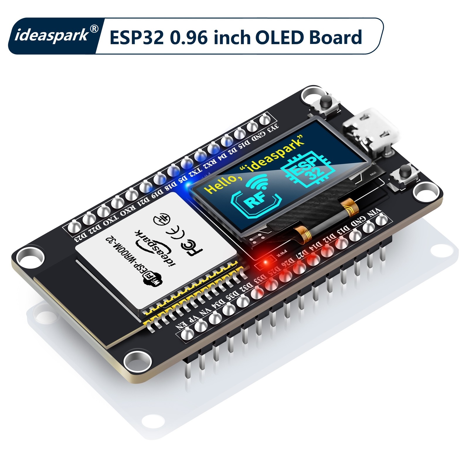 Smart Home Arduino Project - 아이디어스파크 ® 0.96인치 OLED 디스플레이, CH340,