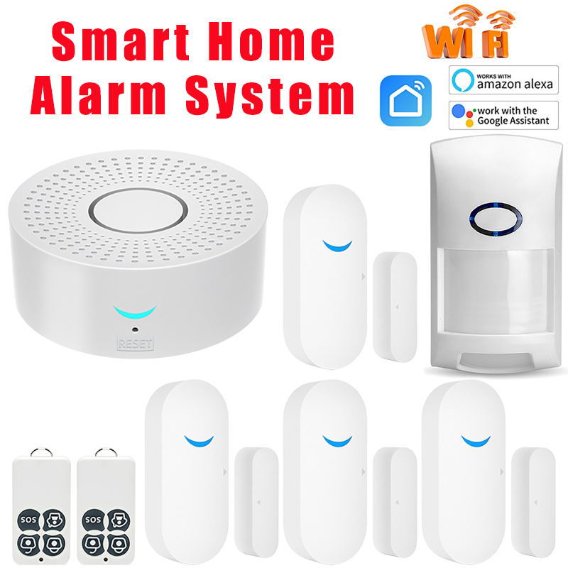 Smart Home Security System - 433MHz 스마트 홈 투야 WiFi 도어