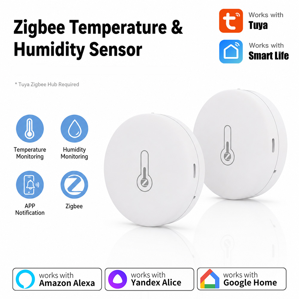 Smart Home Energy Monitor - Tuya Zigbee 온도 및 습도 센서