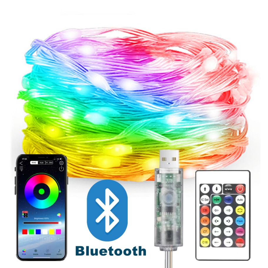 Smart Home Decor - WS2812B LED 빛 문자열 스마트 블루투스