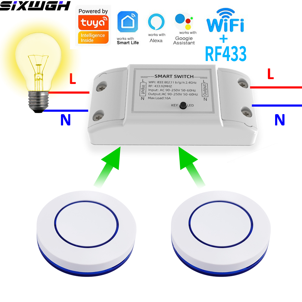 Smart Home Networking - 16A WiFi Tuya 스마트 스위치 무선