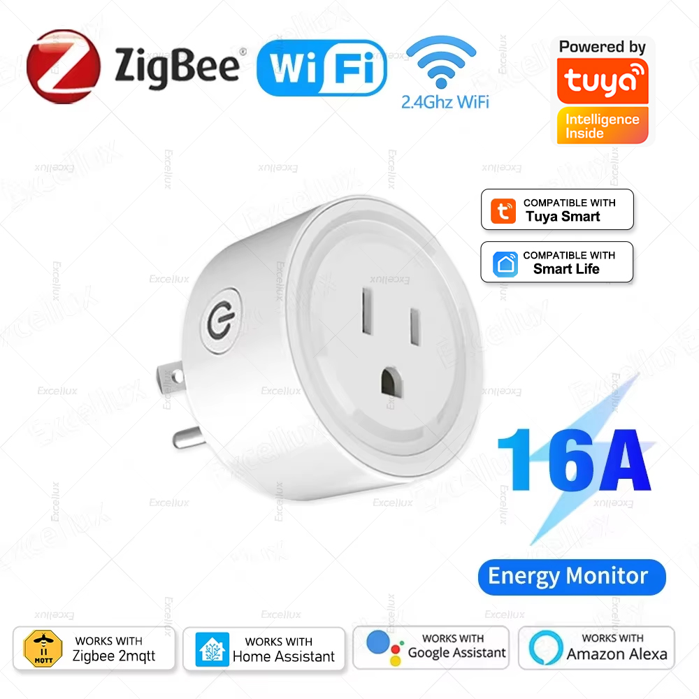 Smart Home Energy Monitor - 투야 와이파이 또는 지그비 스마트 소켓