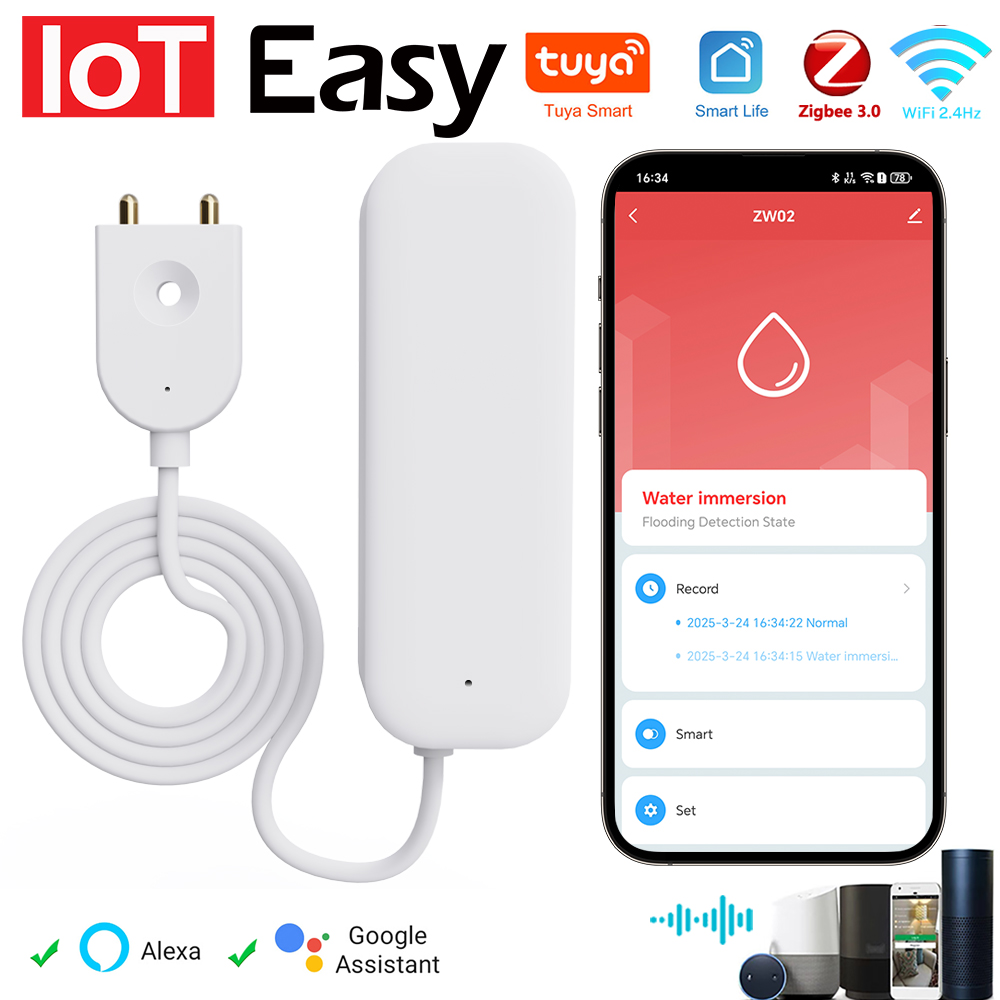 Smart Home Blog - Tuya WiFi ZigBee 워터 센서 누출