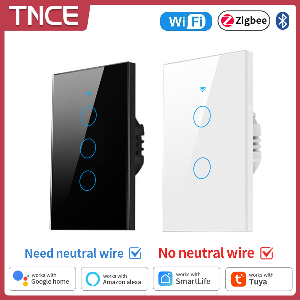 Smart Home Networking - TNCE Tuya WiFi/Zigbee 스마트 라이트 스위치,