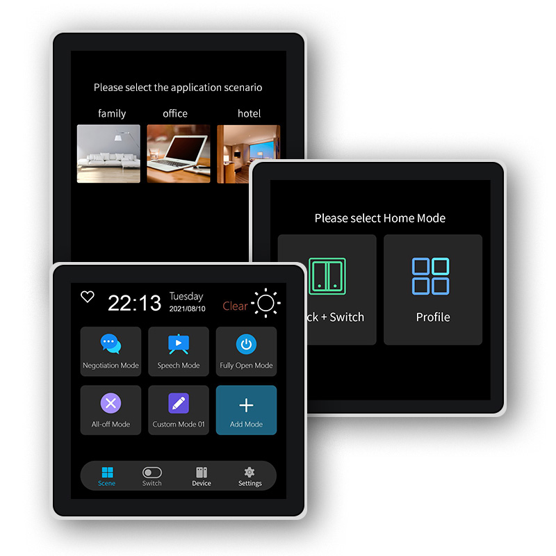 Smart Home Panel - FUERS 4 인치 터치 스크린 다기능