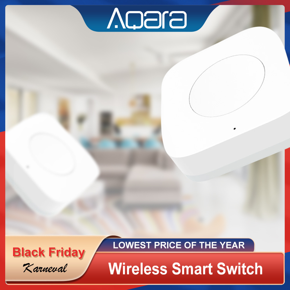 Aqara 스마트 홈 센서 무선 미니 스위치 지그비 단 - Smart Home Apple 리뷰 및 가격