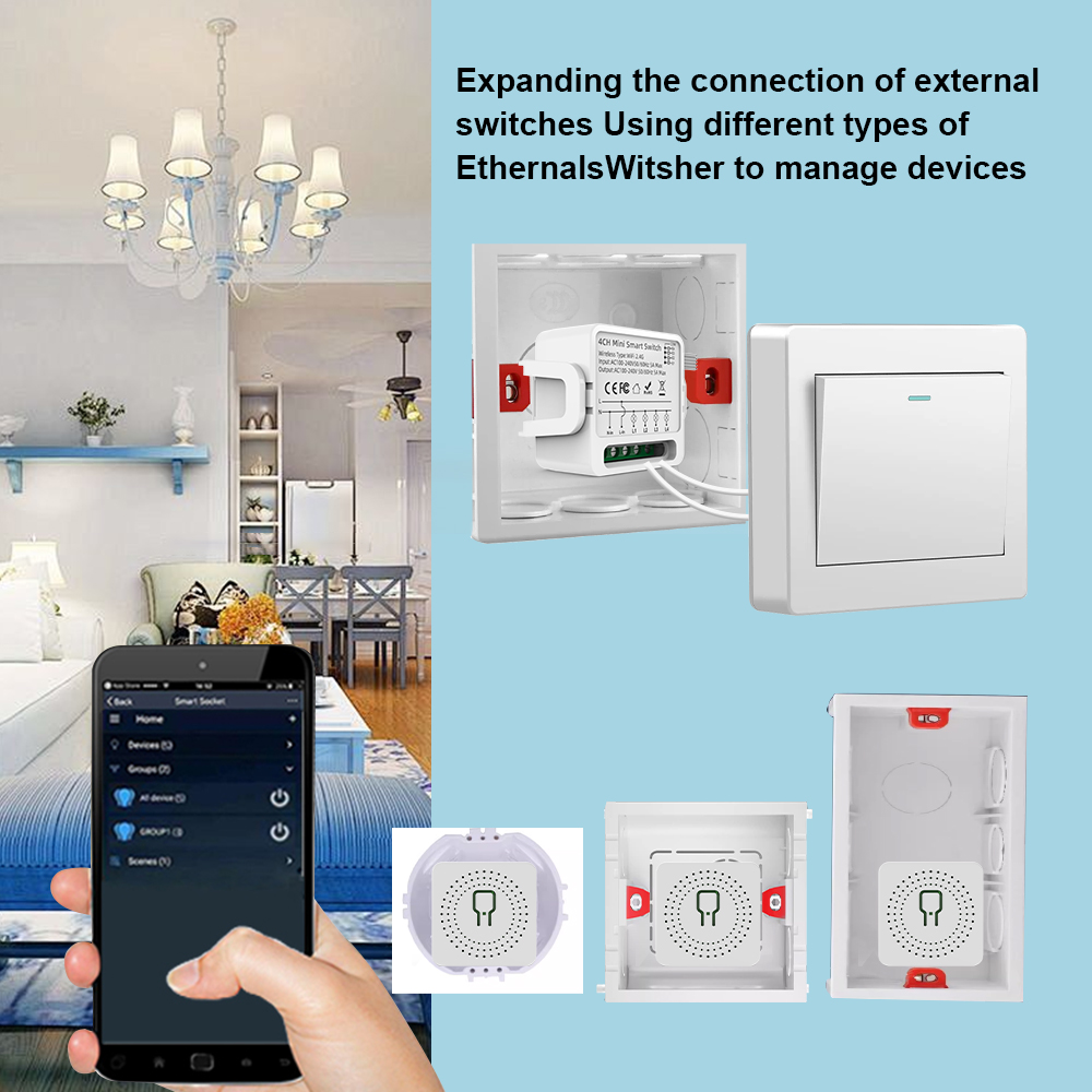 투야 와이파이 스마트 스위치 1/2/3/4갱 4방향 미 - Smart Home Networking 리뷰 및 가격
