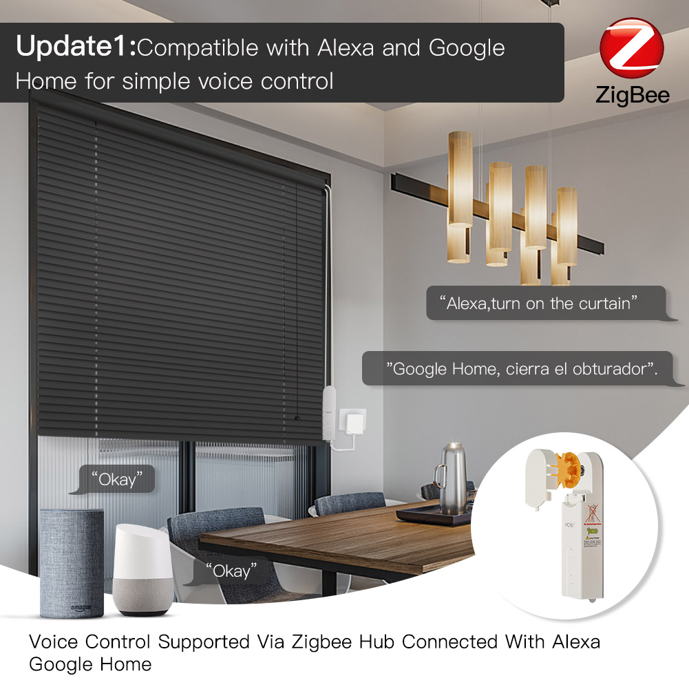 MOES ZigBee 스마트 DIY 전동 롤러 블라인드 - Smart Home Hub Ikea 리뷰 및 가격