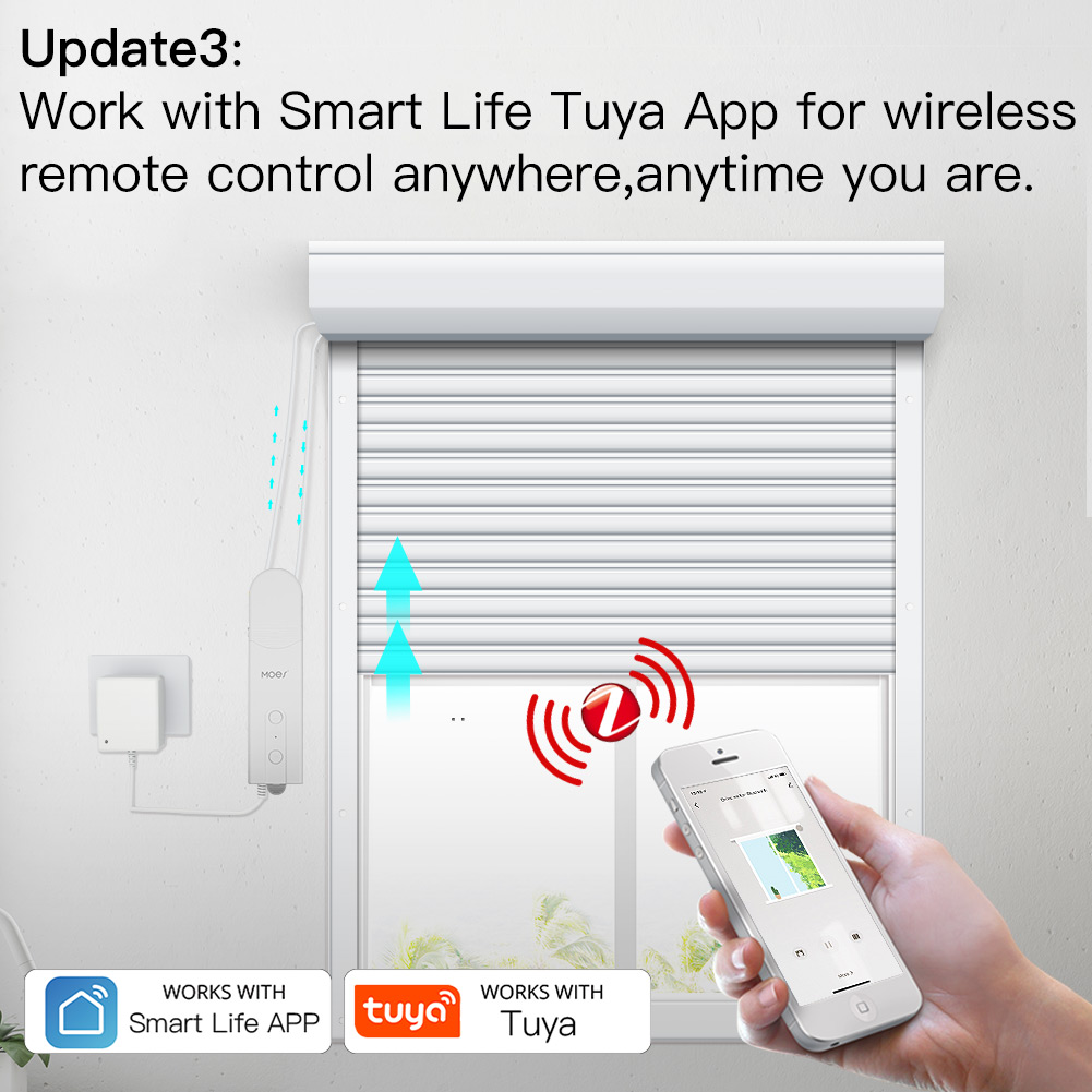 MOES ZigBee 스마트 DIY 전동 롤러 블라인드 - Smart Home Hub Ikea 리뷰 및 가격