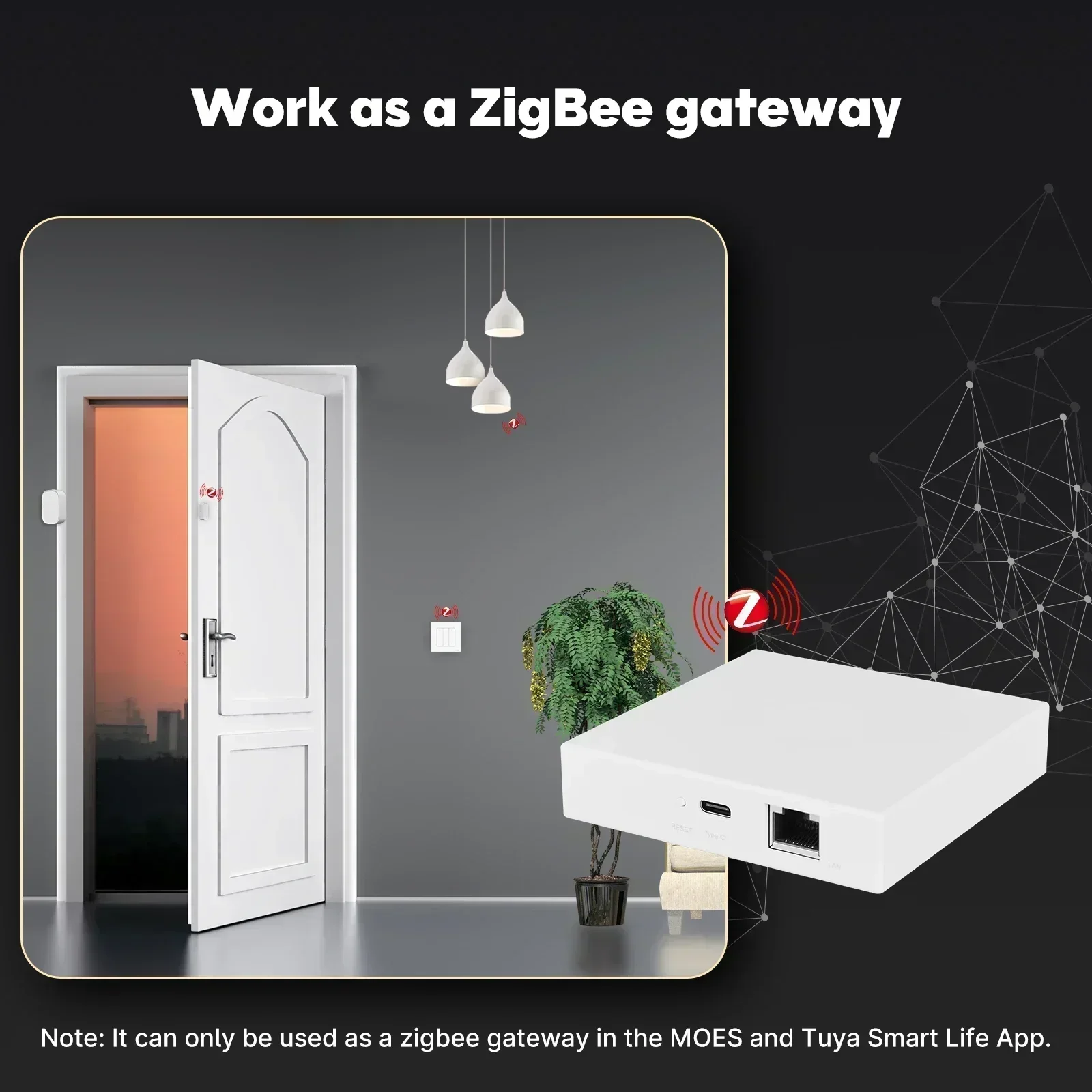 MOES Tuya Zigbee Matter 스레드 게이 - Smart Home Hub Ikea 리뷰 및 가격