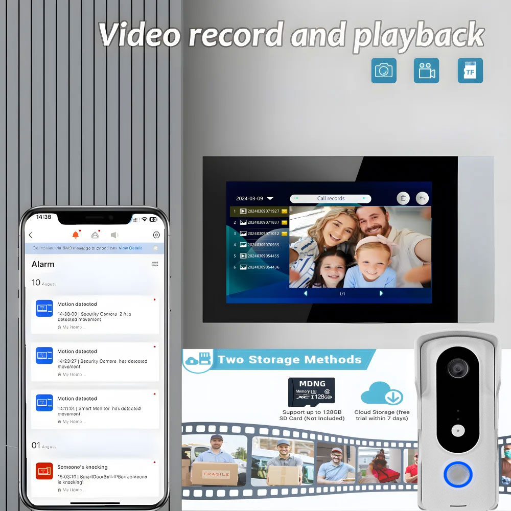2 와이어 스마트 홈 Tuya Wifi 1080P 비디 - Smart Home Video Doorbell Enhanced Security With Smart Doorbell 리뷰 및 가격