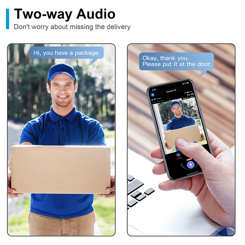 WiFi 스마트 비디오 초인종 카메라 야간 투시경 스마 - Smart Home Video Doorbell Enhanced Security With Smart Doorbell 리뷰 및 가격