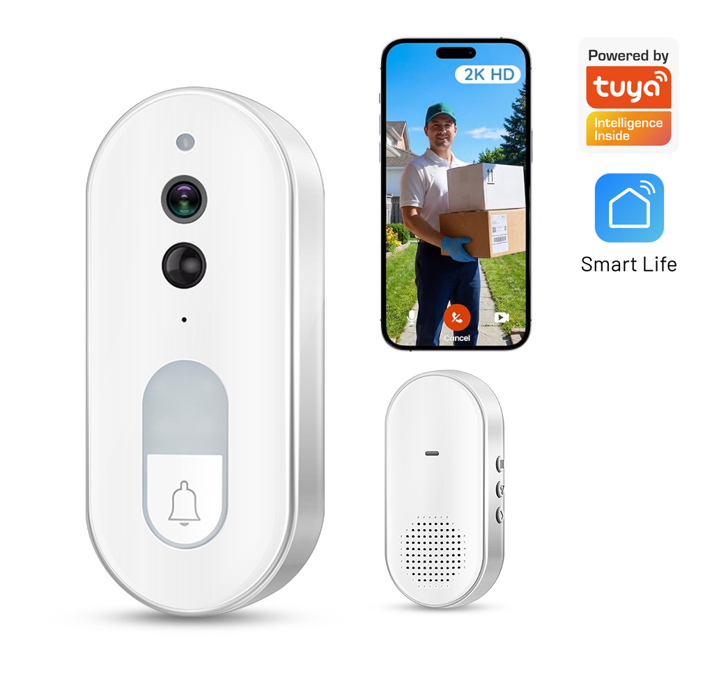 Tuya 스마트 비디오 초인종 무선 1080P HD 실 - Smart Home Video Doorbell Enhanced Security With Smart Doorbell 리뷰 및 가격