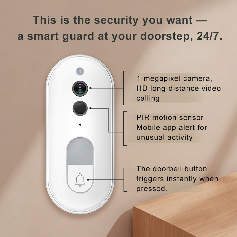 Tuya 스마트 비디오 초인종 무선 1080P HD 실 - Smart Home Video Doorbell Enhanced Security With Smart Doorbell 리뷰 및 가격