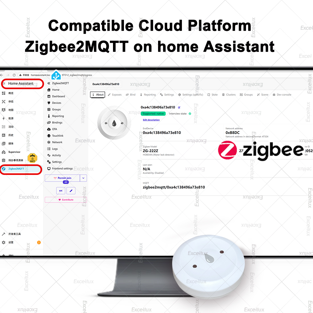 Zigbee 물 감지기 누출 센서 알람 누출 감지기 스 - Smart Home Blog 리뷰 및 가격