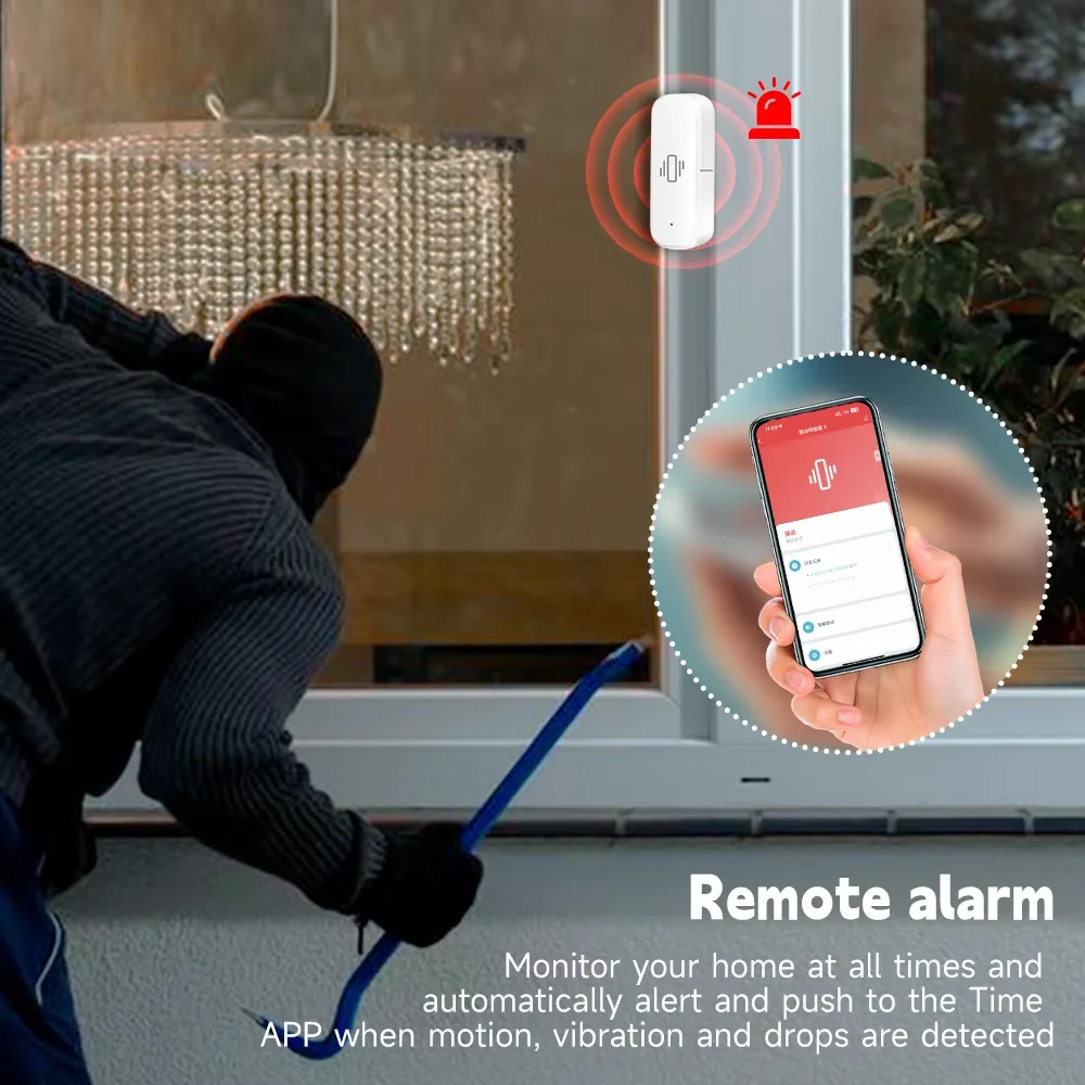 스마트 ZigBee 진동 센서 앱 모니터 홈 보안 보호 - Smart Home Blog 리뷰 및 가격