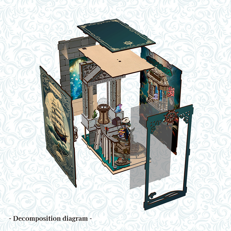 3D 나무 DIY 북엔드 퍼즐 수제 미니 모델 키트 스 - Smart Home Decor 리뷰 및 가격
