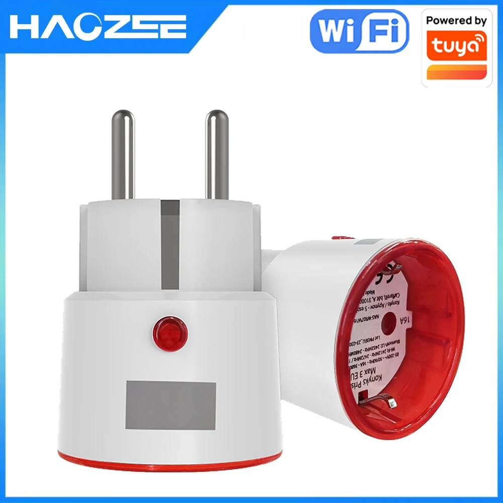 Tuya WiFi 스마트 플러그 소켓 EU 전력 모니터 - Smart Home Energy Monitor 리뷰 및 가격