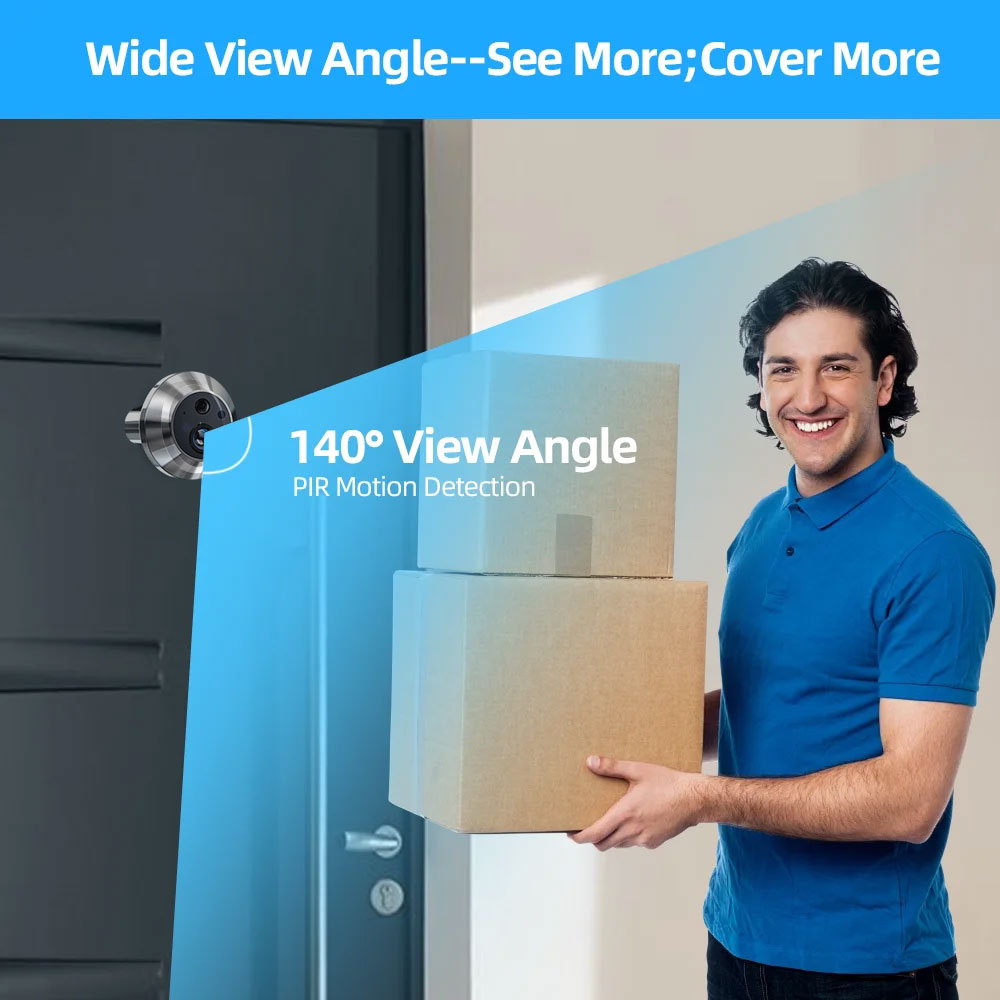 Tuya Smart 5MP 틈구멍 도어 카메라, 4.3 - Smart Home Video Doorbell Enhanced Security With Smart Doorbell 리뷰 및 가격
