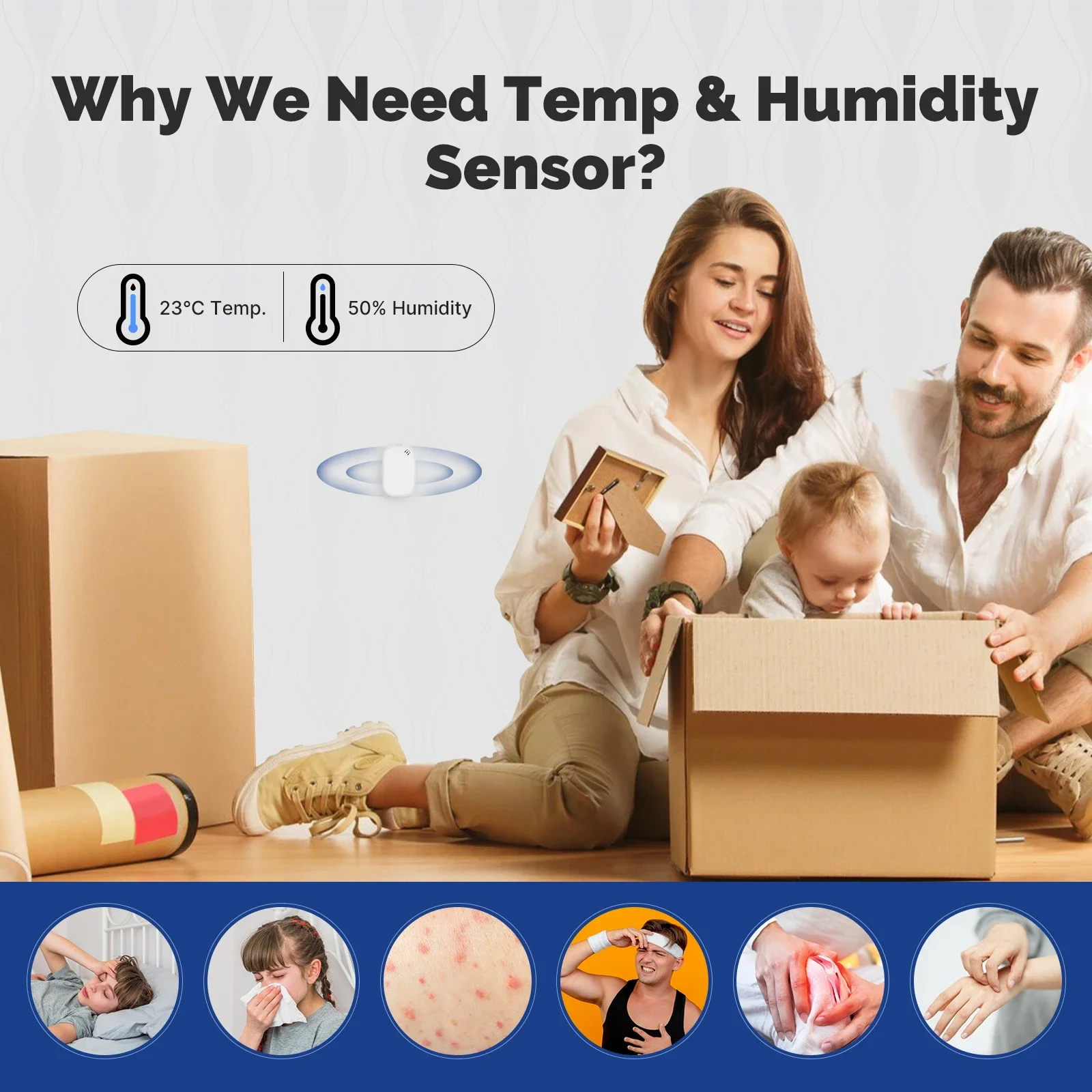 MOES Tuya Zigbee 스마트 온도 습도 센서  - Smart Home Energy Monitor 리뷰 및 가격