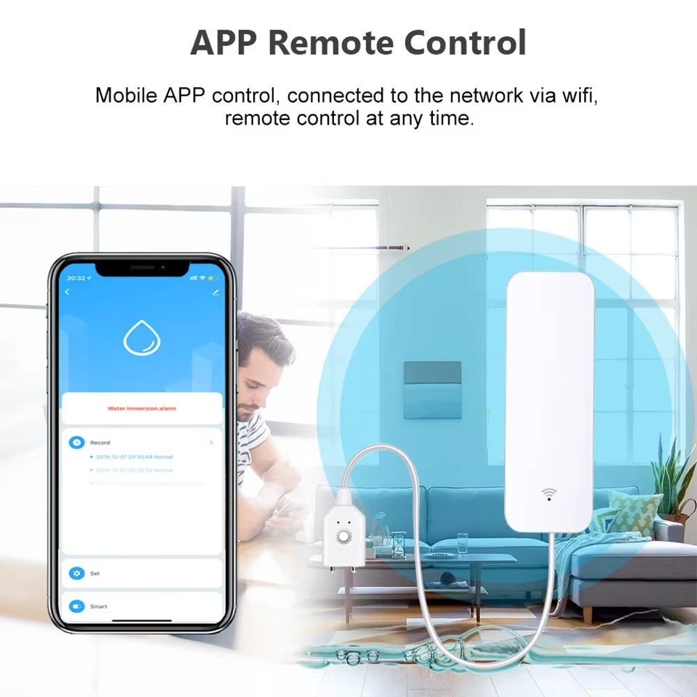 ZigBee WiFi 누수 센서 홍수 누출 경보 감지기 - Smart Home Blog 리뷰 및 가격