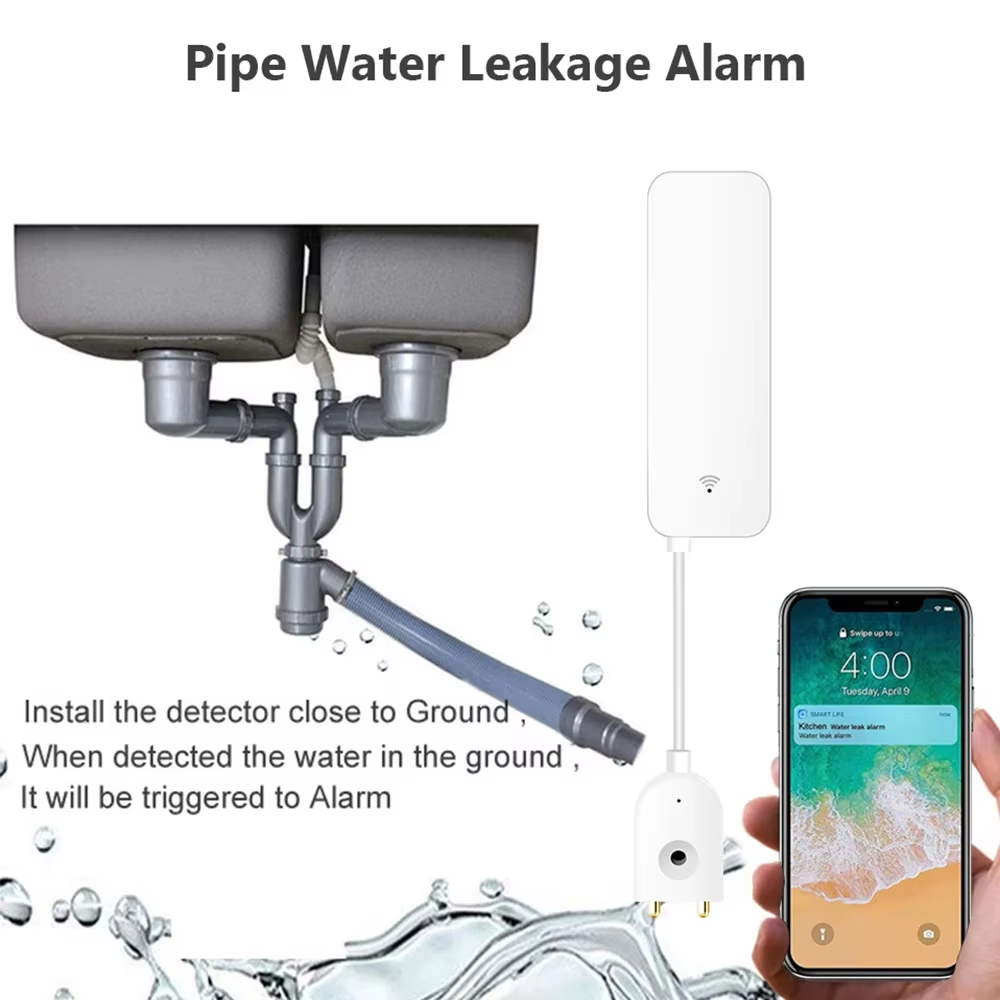 ZigBee WiFi 누수 센서 홍수 누출 경보 감지기 - Smart Home Blog 리뷰 및 가격