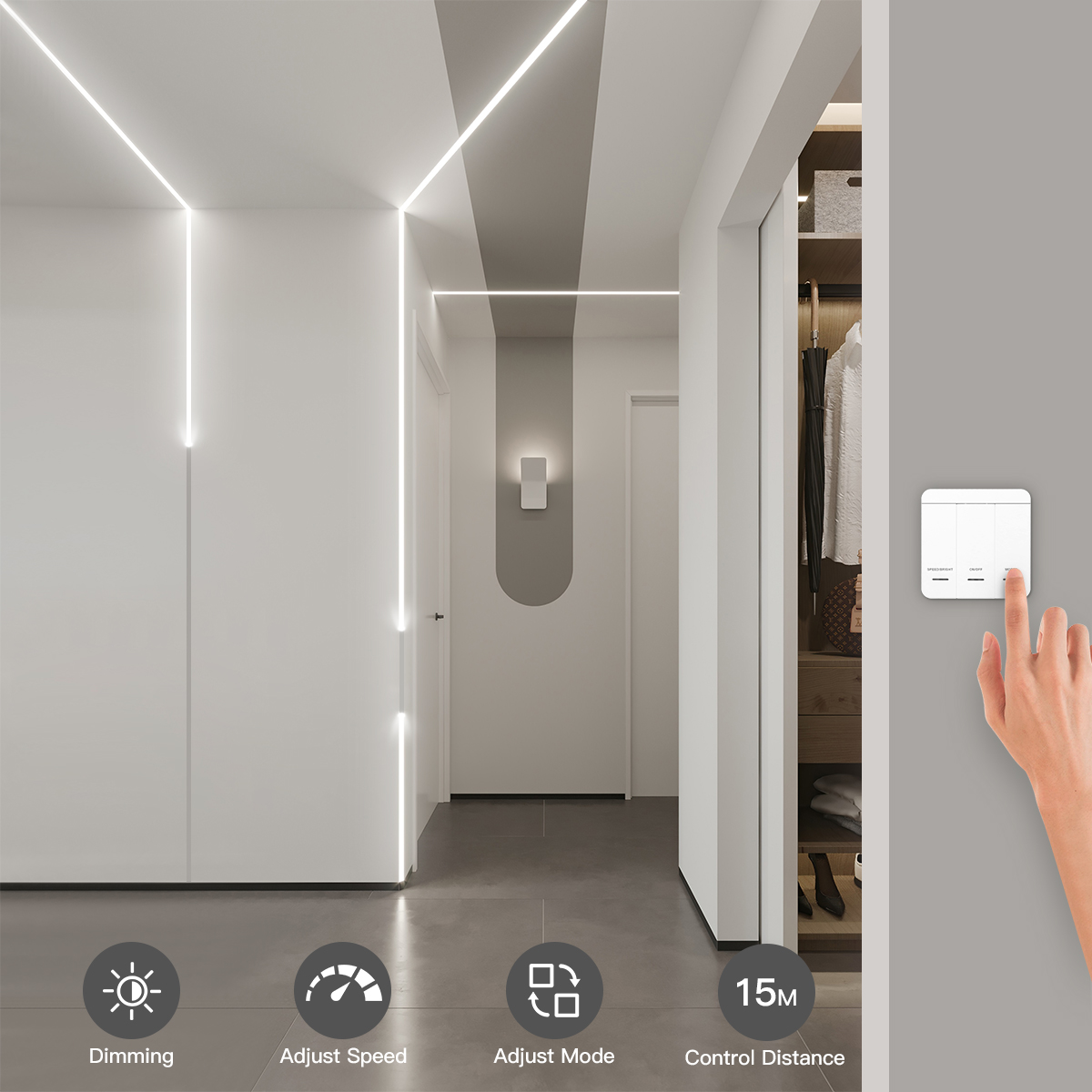 스마트 Addressable1-4pcs LED 스트립  - Smart Home Decor 리뷰 및 가격