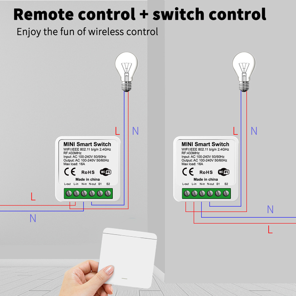 투야 와이파이 스마트 조명 스위치 스마트 홈 무선 RF - Smart Home Networking 리뷰 및 가격