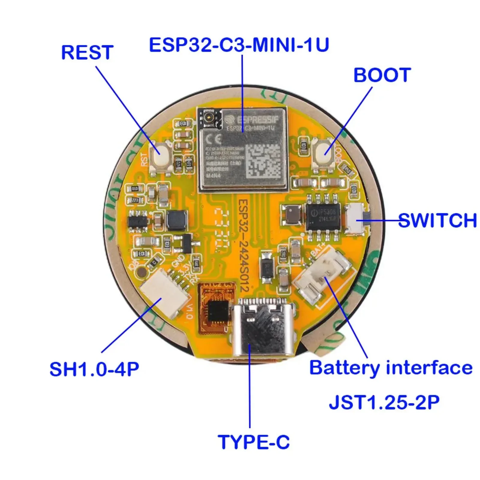 1.28인치 HD ESP32-C3 WiFi BLE TF - Smart Home Arduino Project 리뷰 및 가격