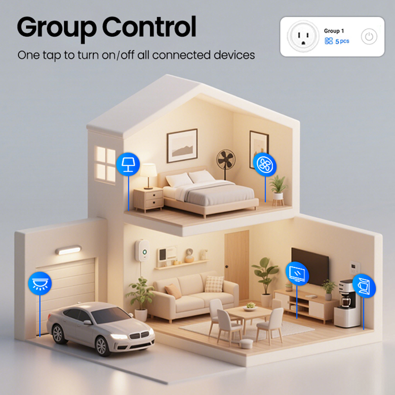 Zigbee 스마트 플러그 16A 20A EU 플러그  - Smart Home Hub Ikea 리뷰 및 가격