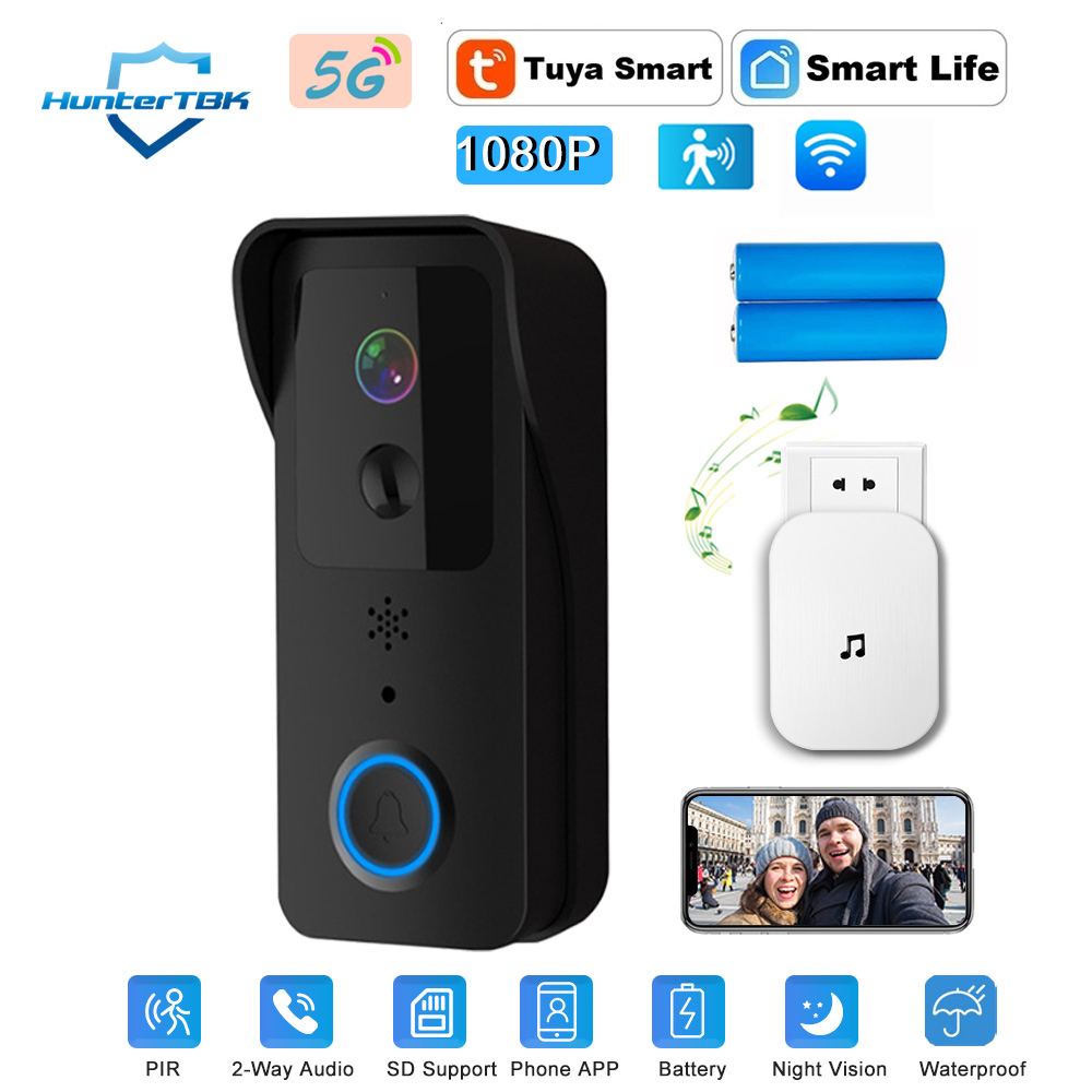 1080P HD WiFi 도어벨 카메라(야간 투시 기능 - Smart Home Video Doorbell Enhanced Security With Smart Doorbell 리뷰 및 가격