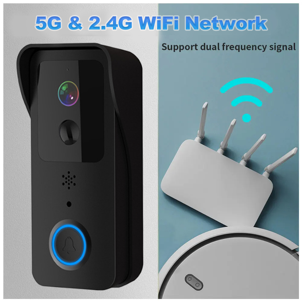 1080P HD WiFi 도어벨 카메라(야간 투시 기능 - Smart Home Video Doorbell Enhanced Security With Smart Doorbell 리뷰 및 가격
