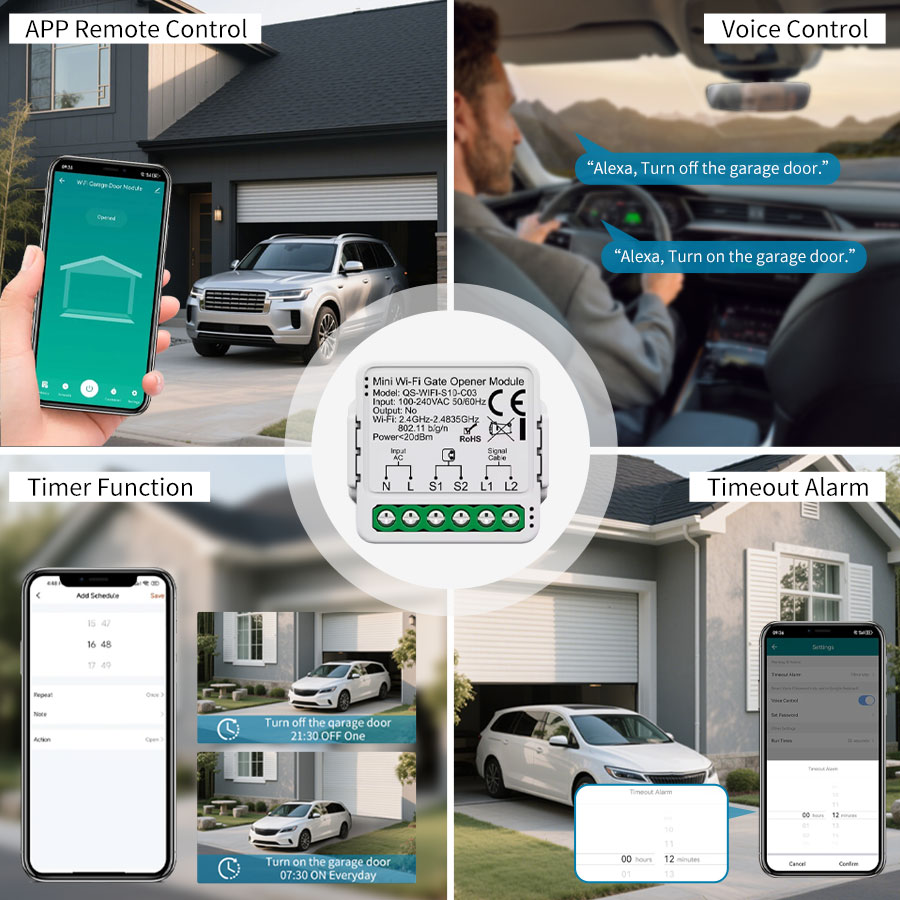 투야 스마트 와이파이 또는 지그비 차고 문 개폐기 컨트 - Smart Home Networking 리뷰 및 가격