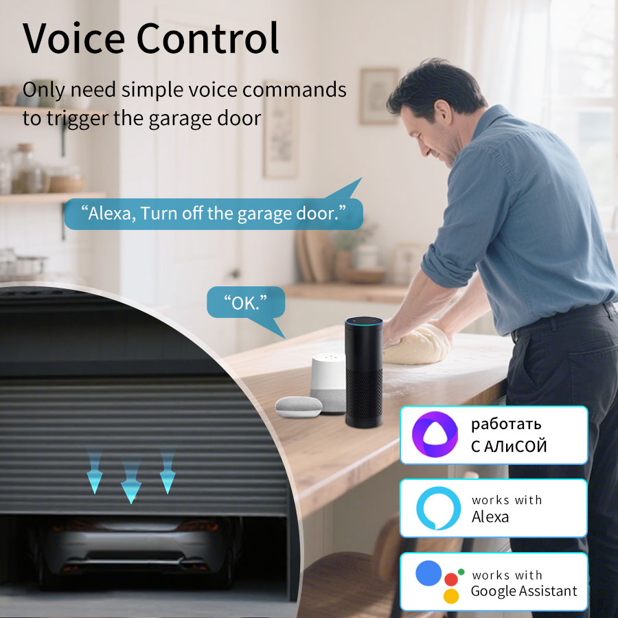 투야 스마트 와이파이 또는 지그비 차고 문 개폐기 컨트 - Smart Home Networking 리뷰 및 가격