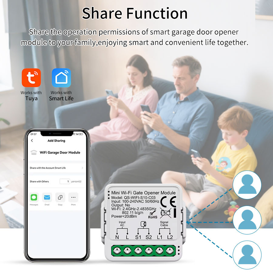 투야 스마트 와이파이 또는 지그비 차고 문 개폐기 컨트 - Smart Home Networking 리뷰 및 가격