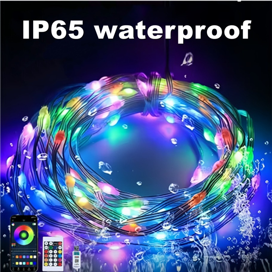WS2812B LED 빛 문자열 스마트 블루투스 원격  - Smart Home Decor 리뷰 및 가격