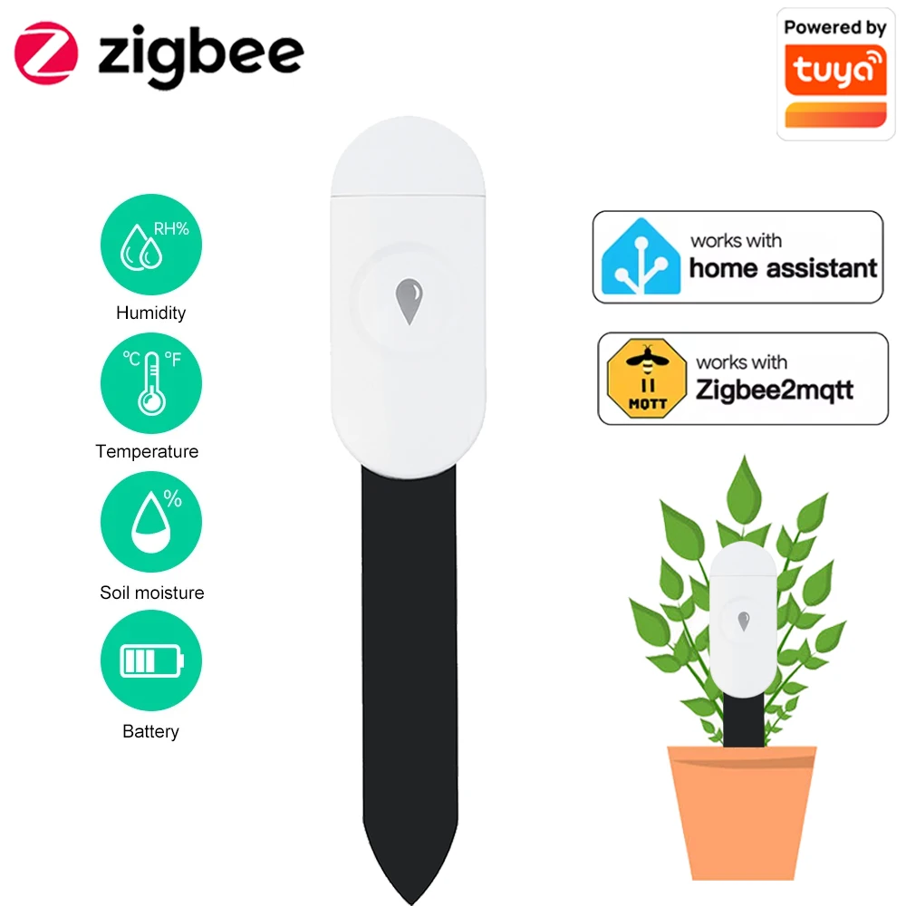 Tuya Zigbee 온도 습도 수분 감지기 스마트 토 - Smart Home Energy Monitor 리뷰 및 가격