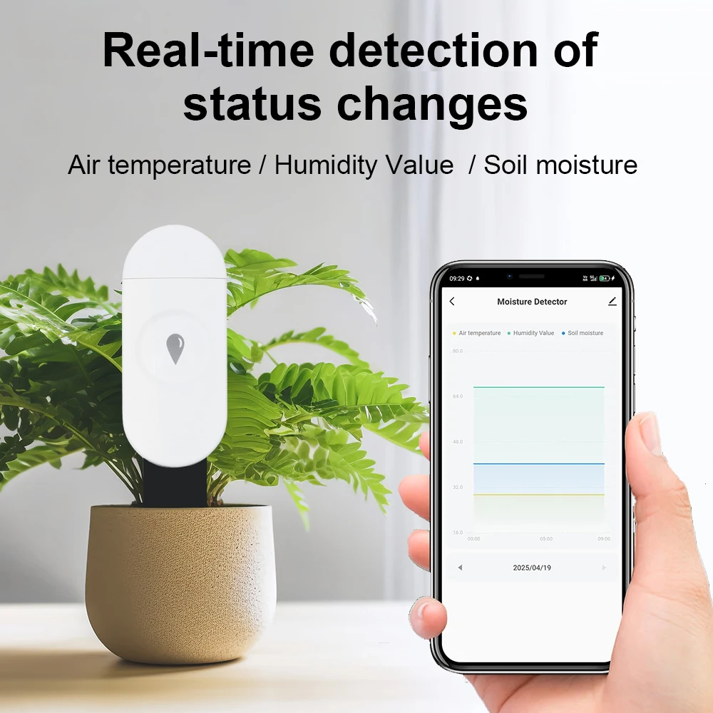Tuya Zigbee 온도 습도 수분 감지기 스마트 토 - Smart Home Energy Monitor 리뷰 및 가격