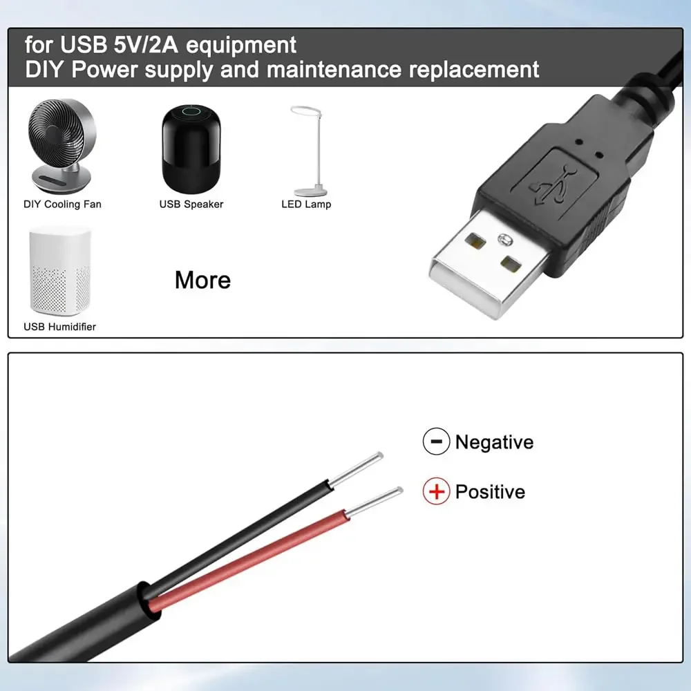 DC 2핀 USB 전원 케이블 USB 암수 2핀 베어  - Smart Power Strip 리뷰 및 가격