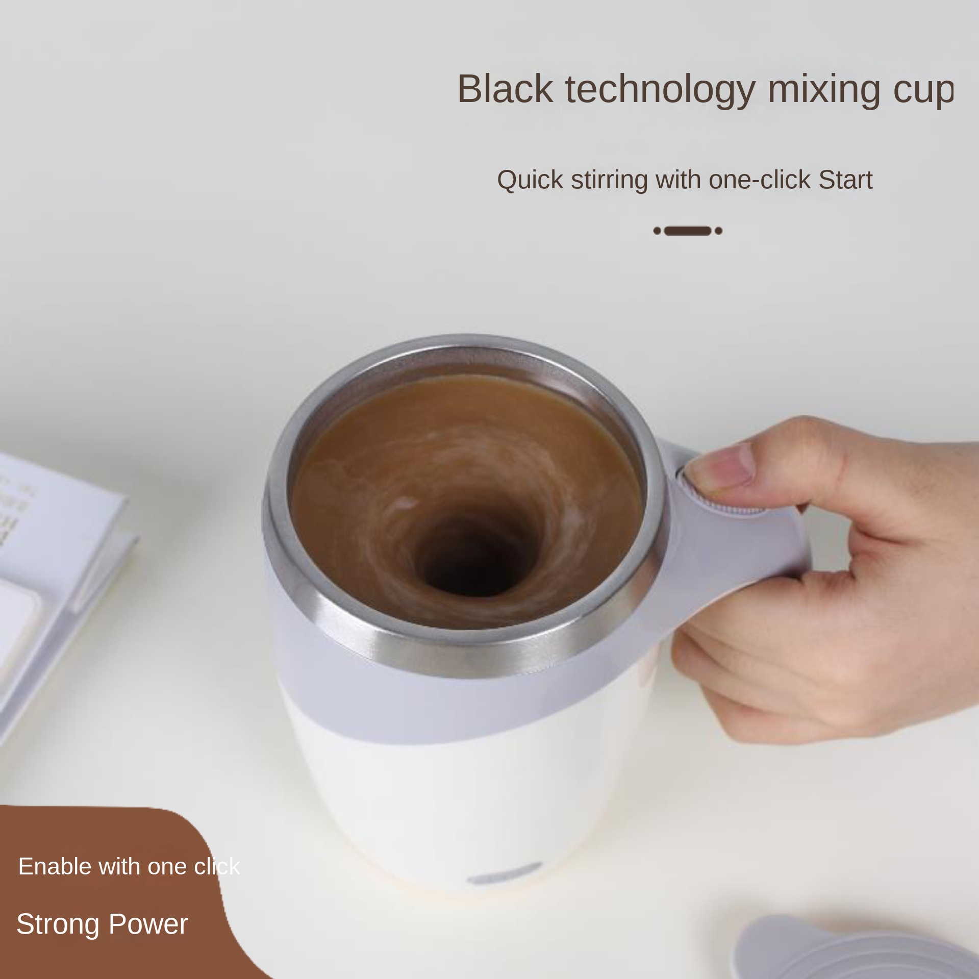 자동 자동 교반 머그잔, 스테인레스 스틸 커피 믹싱 컵 - Smart Home Yam Pounder 리뷰 및 가격