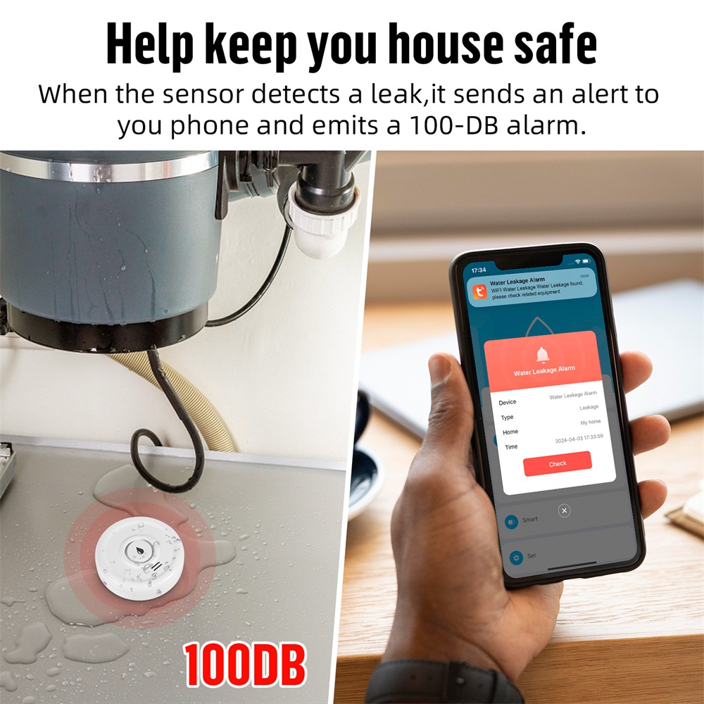 Fuers 누수 감지기 스마트 홈 알람, 투야 스마트  - Smart Home Security System 리뷰 및 가격