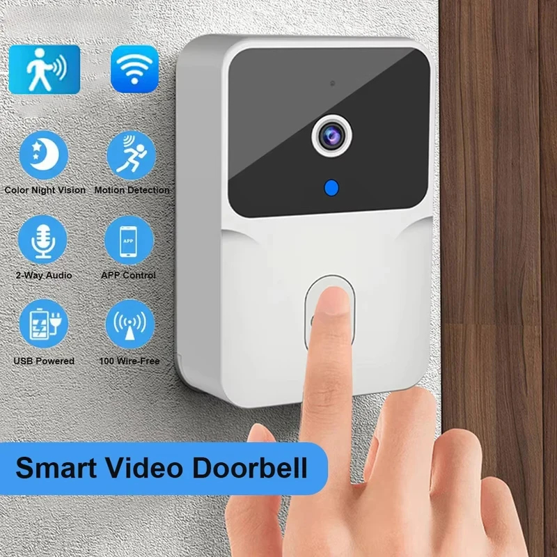 스마트 홈 WiFi 비디오 초인종 무선 전화 양방향 인 - Smart Home Video Doorbell Enhanced Security With Smart Doorbell 리뷰 및 가격