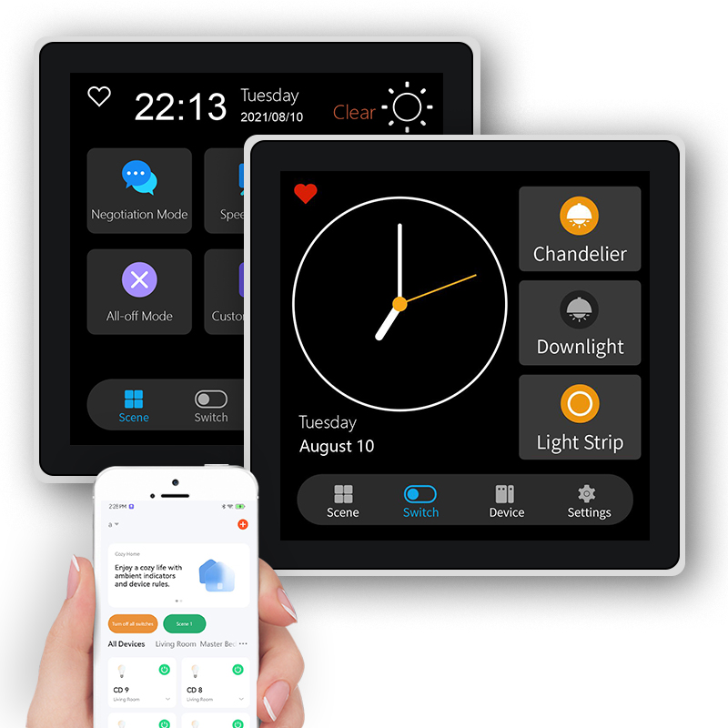 FUERS 4 인치 터치 스크린 다기능 스마트 벽 스위 - Smart Home Panel 리뷰 및 가격