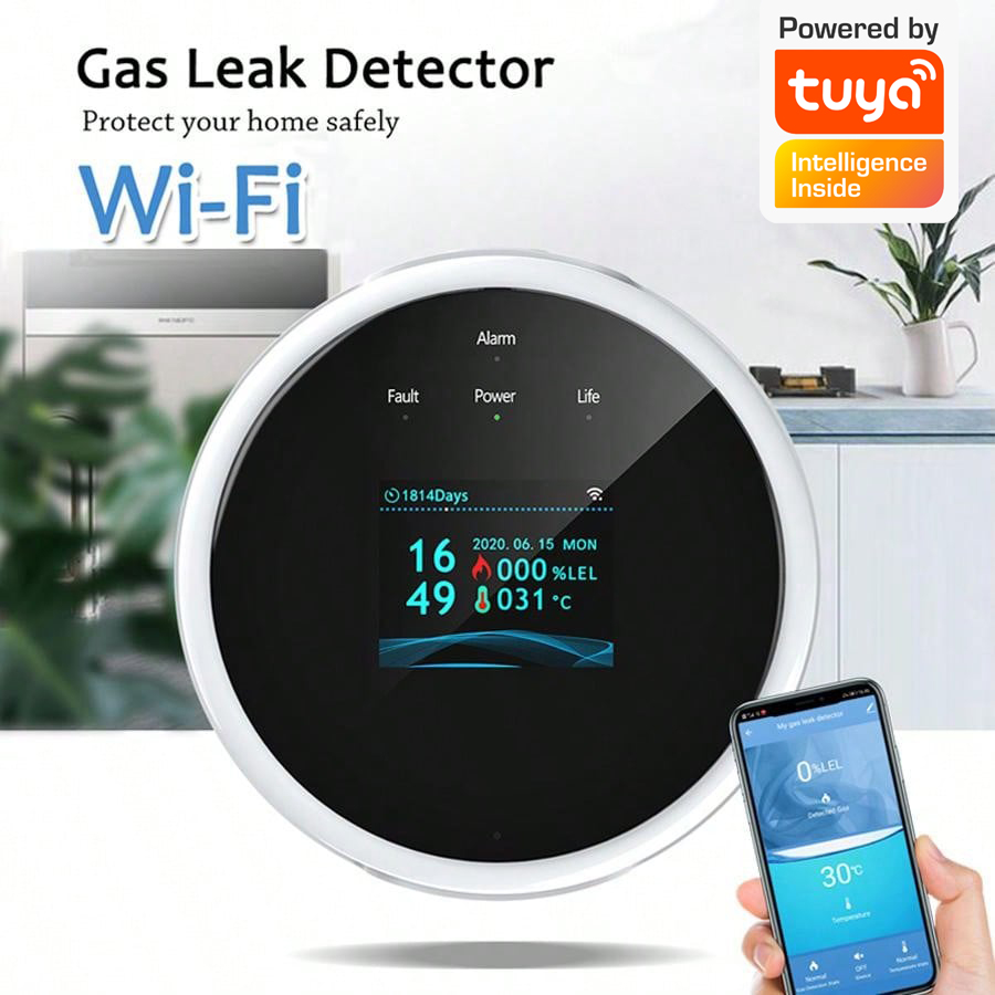 2.4G WiFi 가스 경보 센서 가연성 가스 감지기는 - Smart Home Security System 리뷰 및 가격