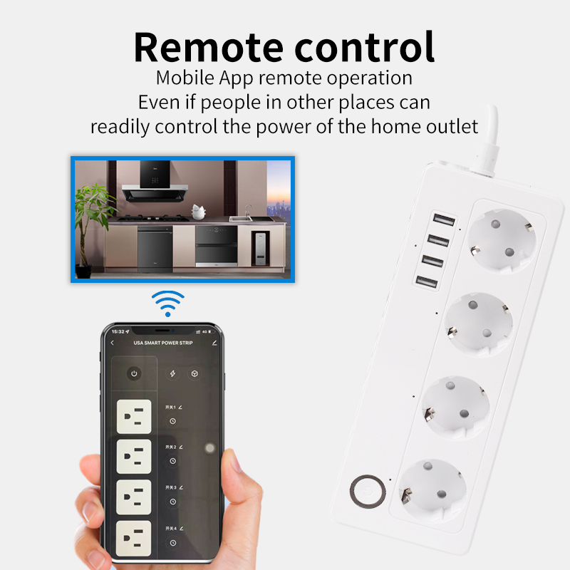 SIXWGH Tuya 스마트 연장 코드 소켓 WiFi  - Smart Power Strip 리뷰 및 가격
